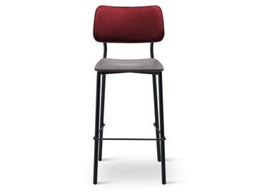 ULI METAL 333-M - High steel stool with footrest by Origins 1971 - view 3